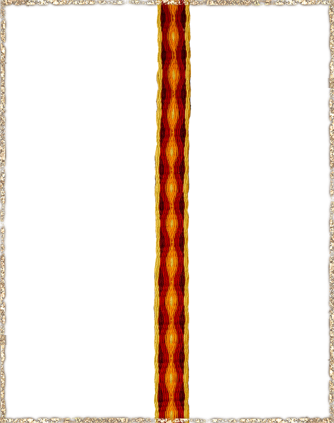 Brettchenborte curry bordeaux rot